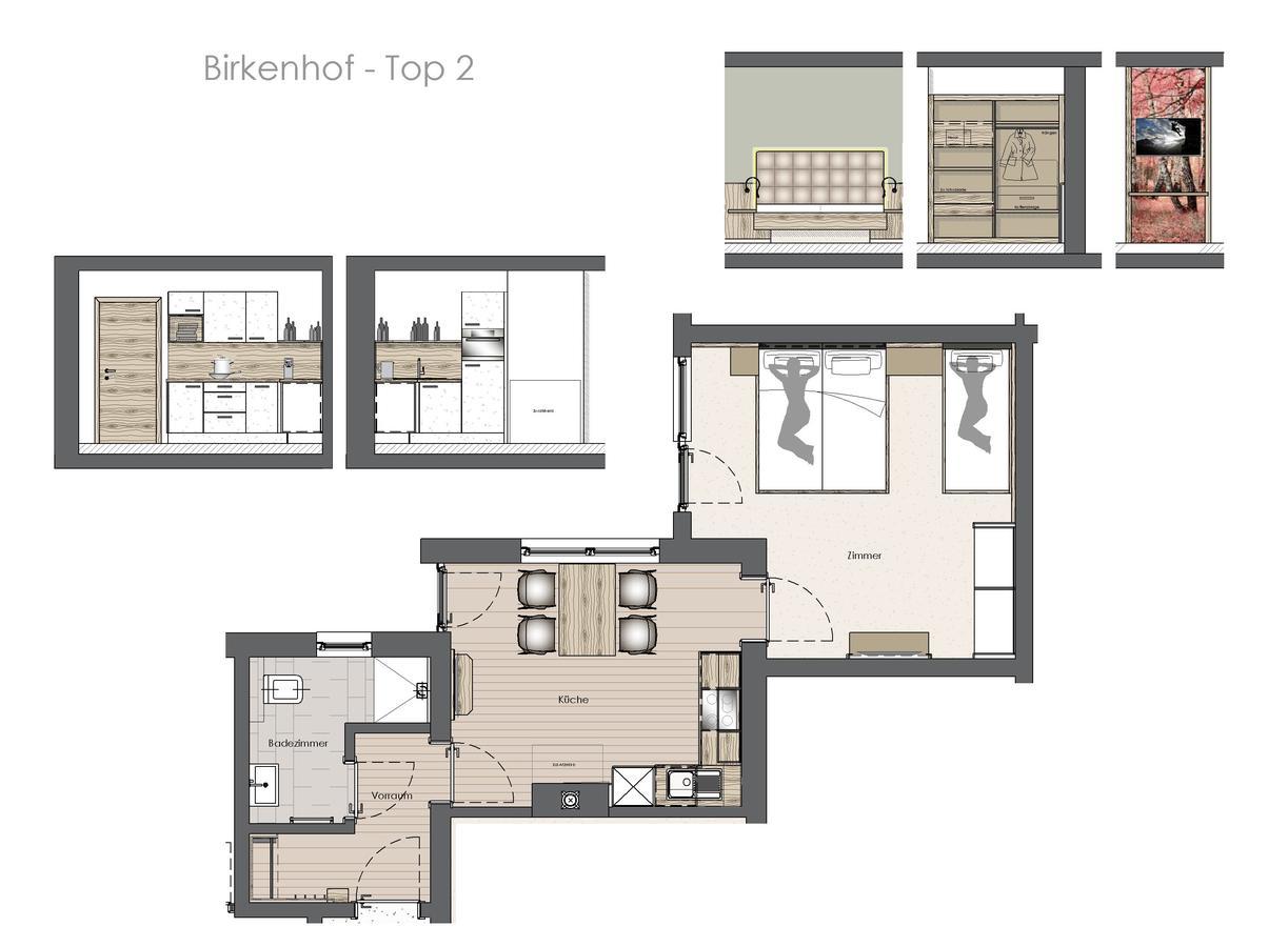 Birkenhof Apartamento Zell am Ziller Exterior foto