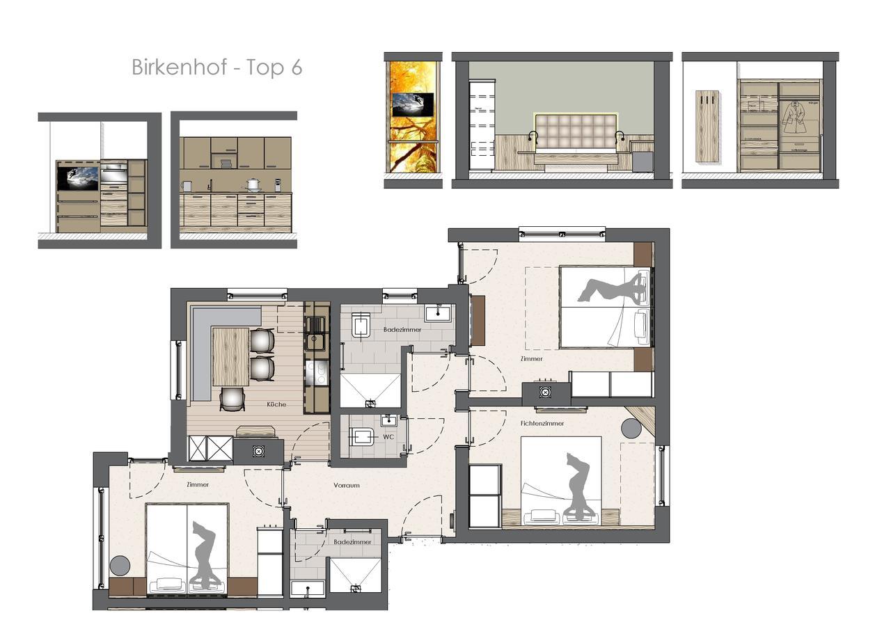Birkenhof Apartamento Zell am Ziller Exterior foto